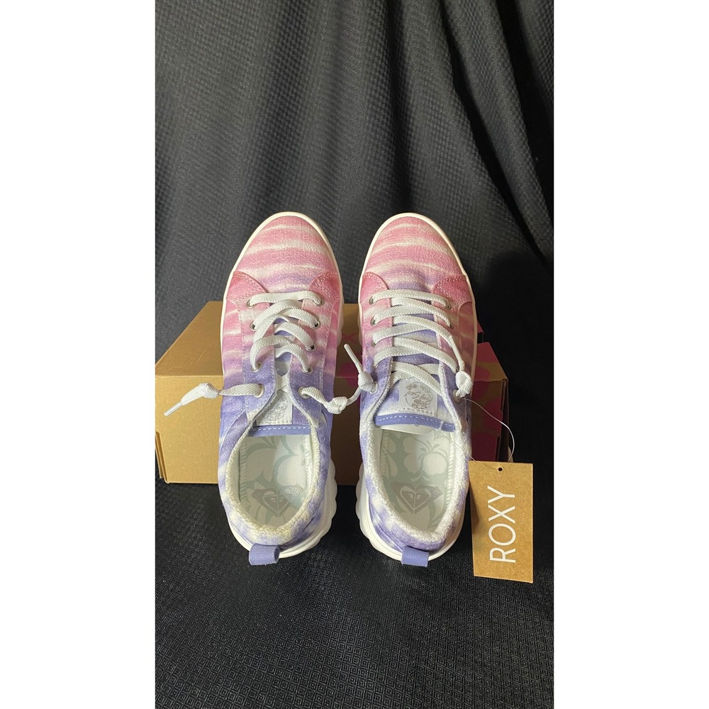 Roxy Sheilahh Dew Tie Dye Platform Sneakers Womens 7 ARJS700144 New In Box
